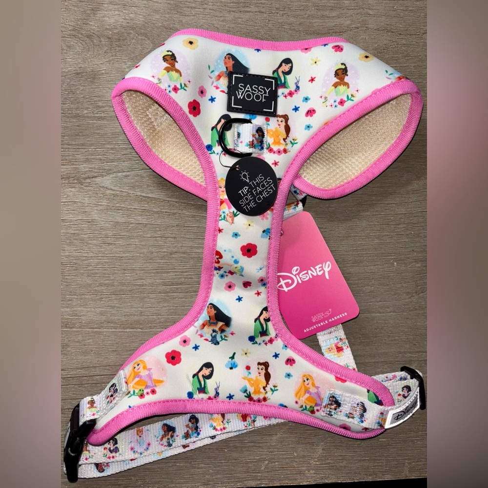 NEW Sassy Woof Disney Princess Dog Harness - Large